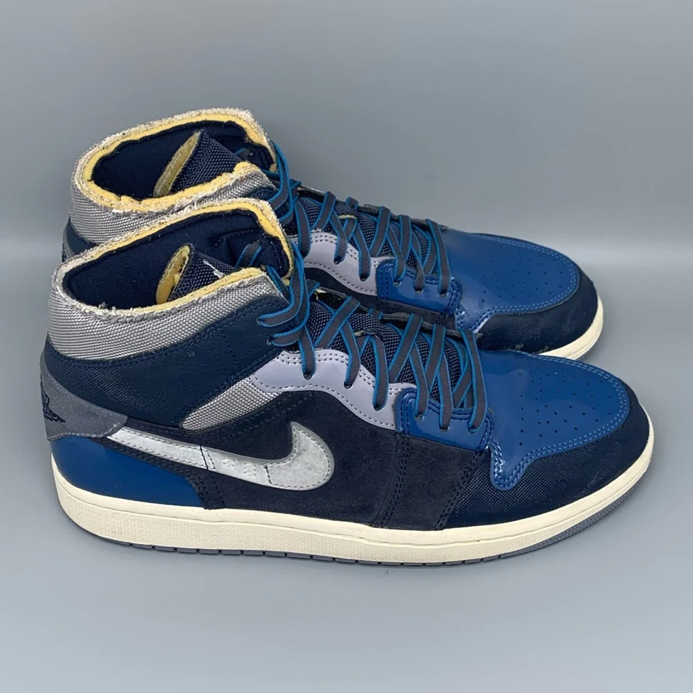 Jordan 1 Mid‎ SE Craft Obsidian Basketball Shoes DR8868-400 Men's Sz 10